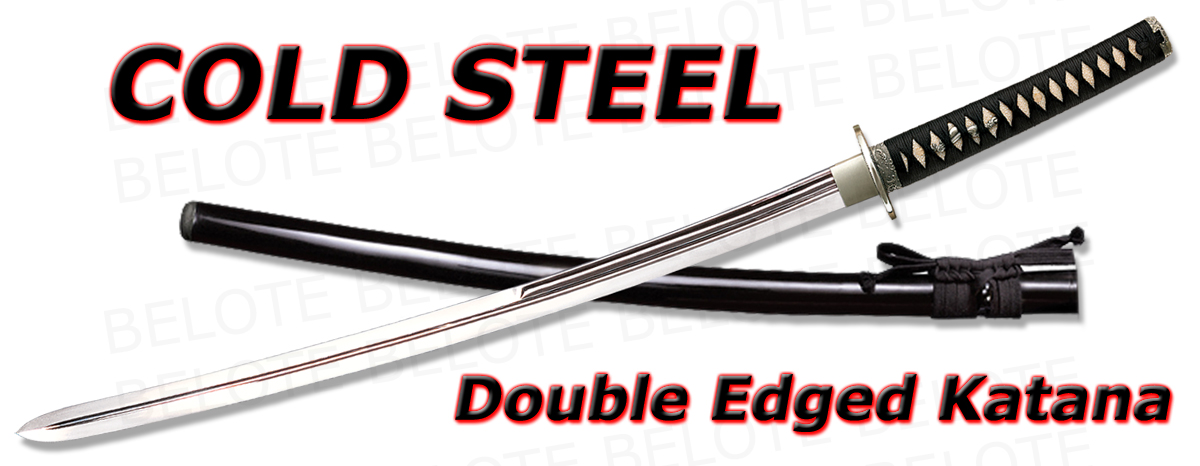 cold steel katana double edge ebay