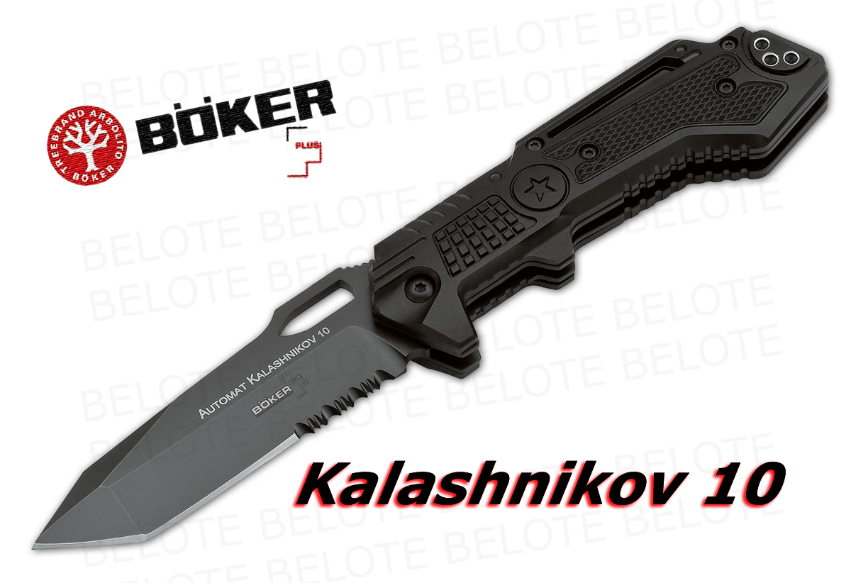 Boker Plus Kalashnikov 10 Tanto Serrated 01KAL10T *NEW*  