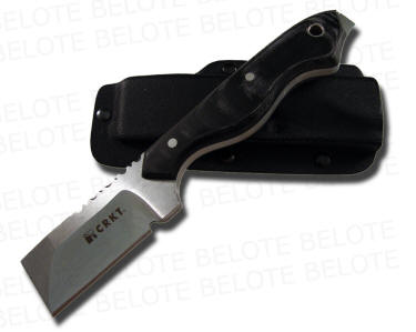 CRKT Stubby Pocket Razel Knife Chisel w/ Sheath 2011  