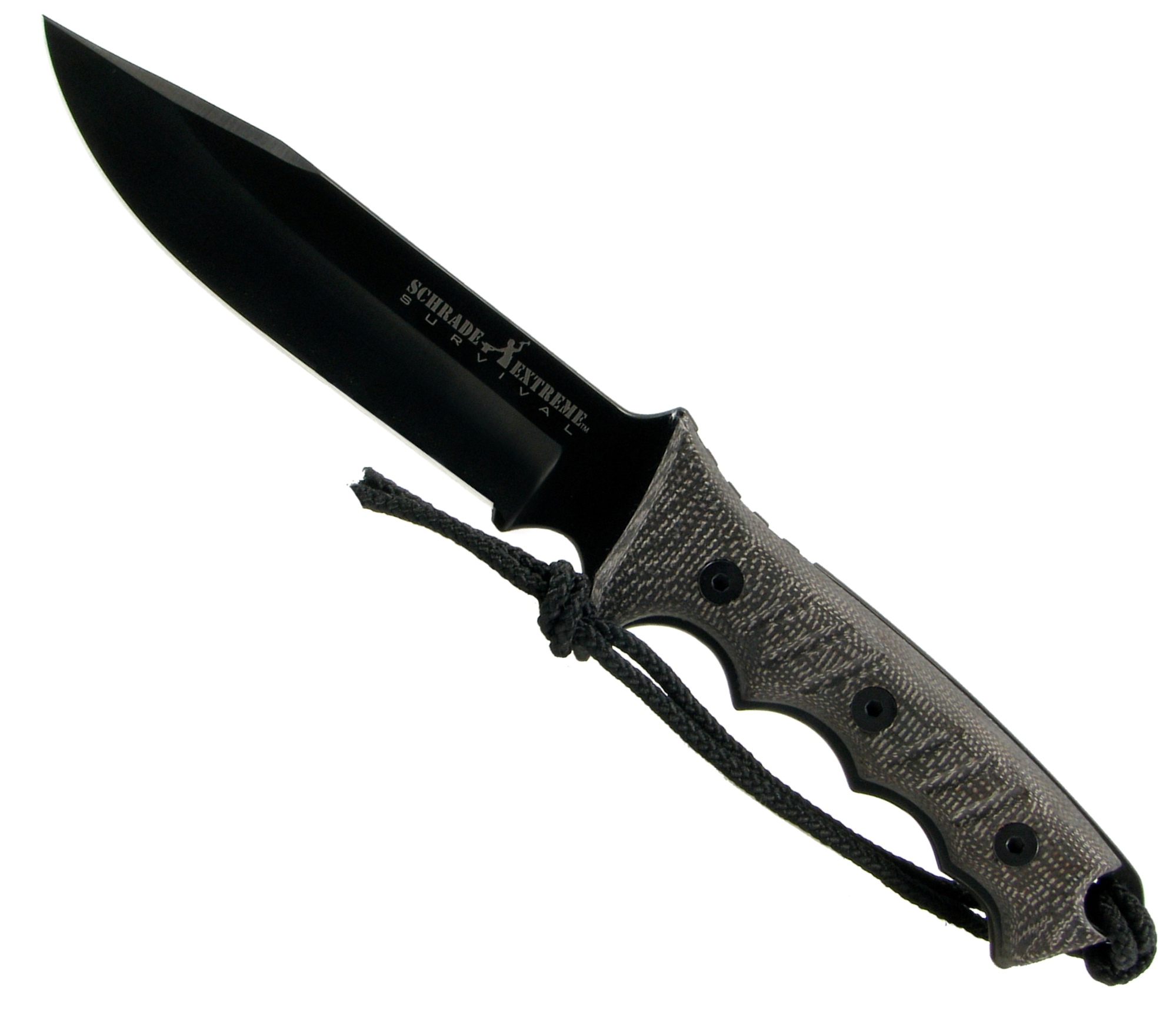 Schrade Extreme Survival Plain Edge Fixed Blade Micarta Handle w ...