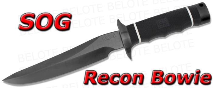 SOG Recon Bowie 2.0 w/ Leather Sheath SRB01 L  