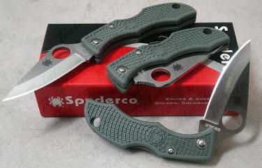 Spyderco Ladybug Forest Green Handle Plain Edge LFGP3  