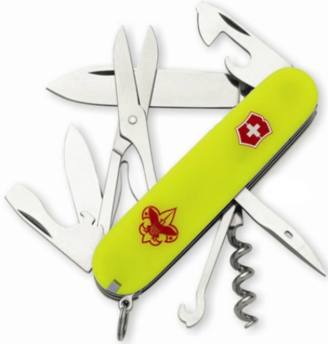 Victorinox Swiss Army Boy Scouts Of America Climber Stayglow 91mm Clam Pak 54389 46928024315 | eBay